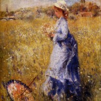 Girl Gathering Flowers (1862)