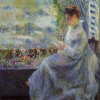 Madame Chocquet Reading (1876)