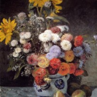 Mixed Flowers in an Earthenware Pot (1869)