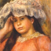 Young Woman Wearing a Hat (1894)